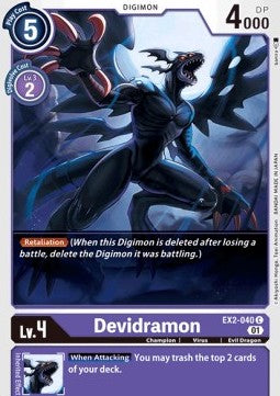 Devidramon (EX2-040) - Digital Hazard (Common) [EX-02-040]