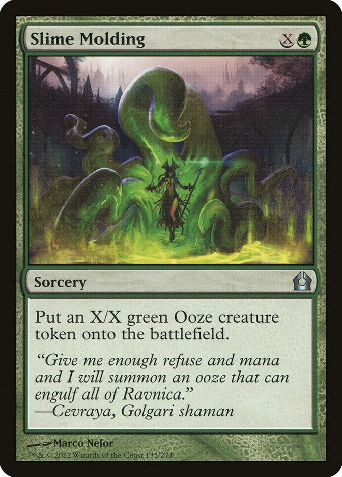 Image for Slime Molding (Return to Ravnica) (135) - Magic: The Gathering