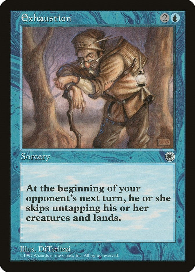 Image for Exhaustion (Portal) - Magic: The Gathering