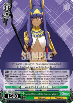 Ancient Queen of the Heavens, Nitocris (V.1 - Double Rare) - Fate/Grand Order THE MOVIE Divine Realm of the Round Table: Camelot (Double Rare) [FGO/S87-028]