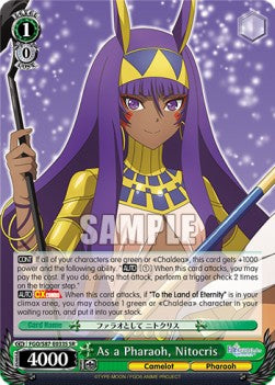 As a Pharaoh, Nitocris (V.2 - Super Rare) - Fate/Grand Order THE MOVIE Divine Realm of the Round Table: Camelot (Super Rare) [FGO/S87-033]