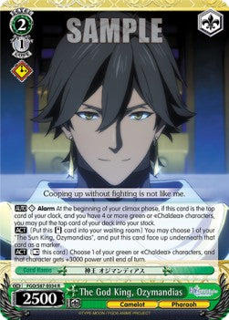 The God King, Ozymandias (V.1 - Rare) - Fate/Grand Order THE MOVIE Divine Realm of the Round Table: Camelot (Rare) [FGO/S87-034]