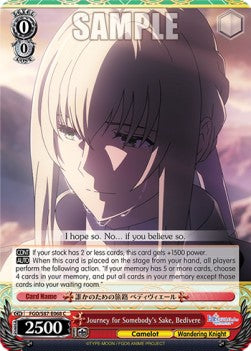 Journey for Somebody's Sake, Bedivere - Fate/Grand Order THE MOVIE Divine Realm of the Round Table: Camelot (Common) [FGO/S87-068]