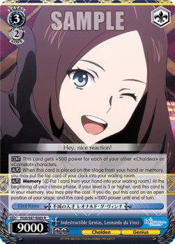 Indestructible Genius, Leonardo da Vinci - Fate/Grand Order THE MOVIE Divine Realm of the Round Table: Camelot (Rare) [FGO/S87-085]