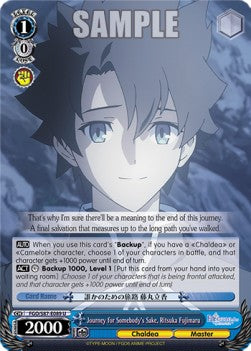 Journey for Somebody's Sake, Ritsuka Fujimaru - Fate/Grand Order THE MOVIE Divine Realm of the Round Table: Camelot (Uncommon) [FGO/S87-089]