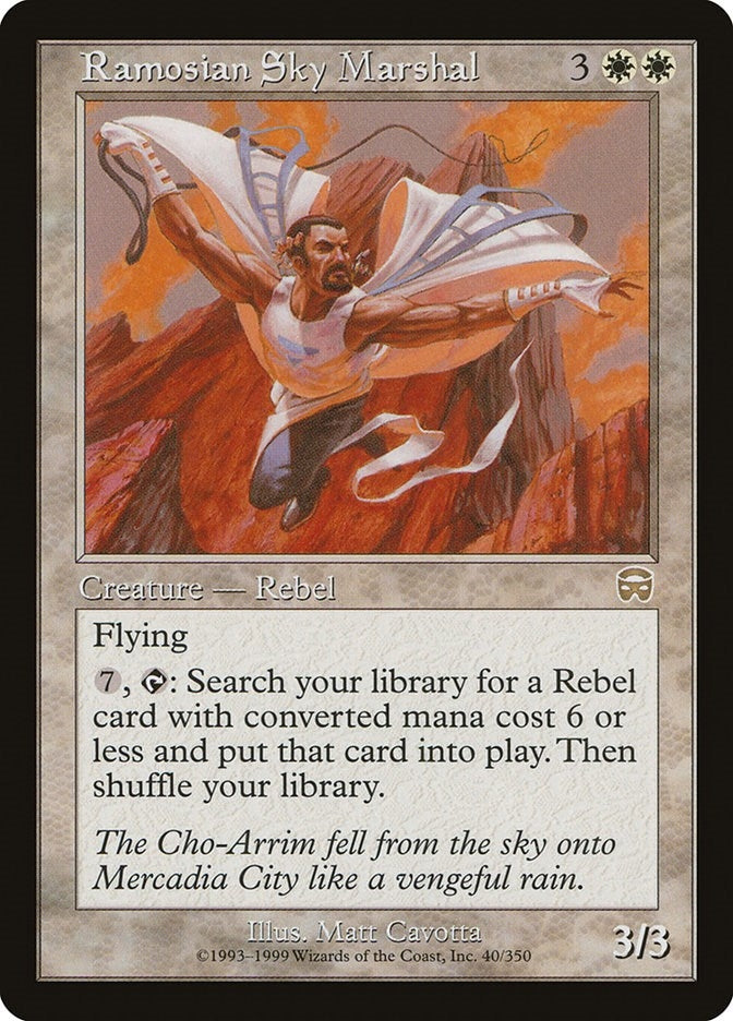 Image for Ramosian Sky Marshal (Mercadian Masques) (40) - Magic: The Gathering