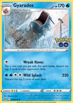 Gyarados - Pokémon GO (Holo Rare) [PGO-022]