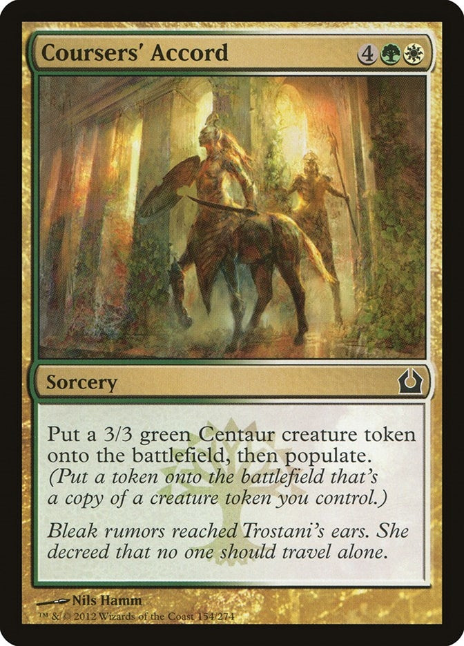 Image for Coursers' Accord (Return to Ravnica) (154) - Magic: The Gathering