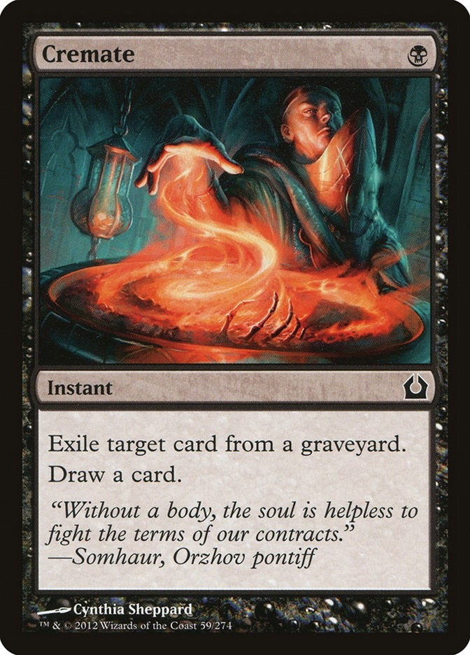 Image for Cremate (Return to Ravnica) (59) - Magic: The Gathering