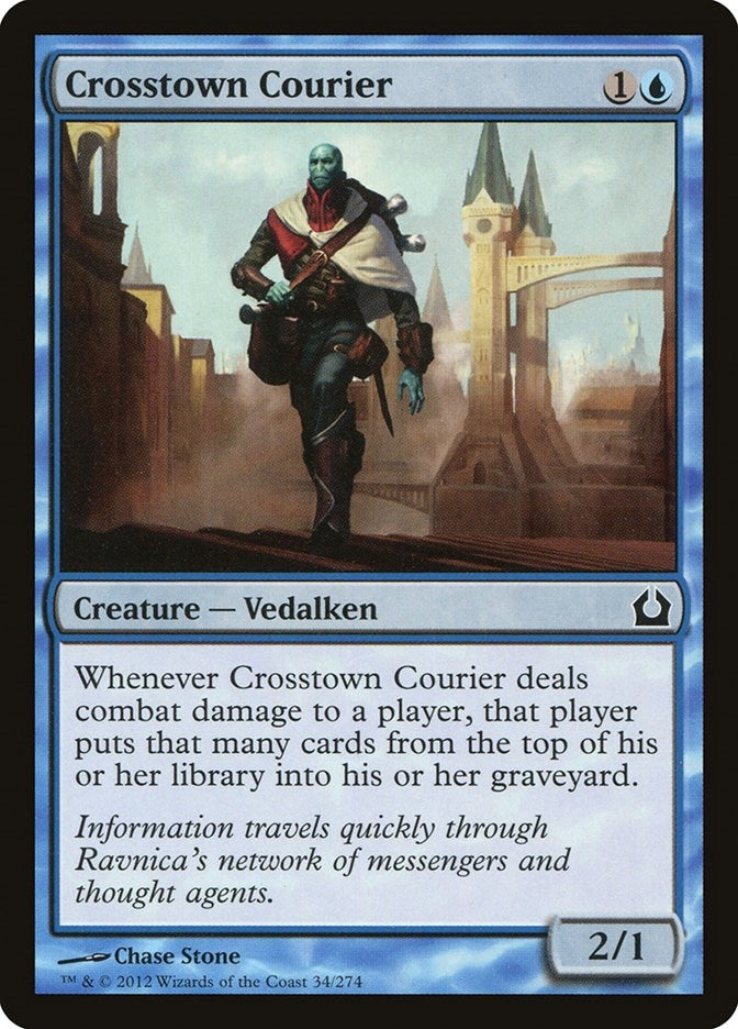 Image for Crosstown Courier (Return to Ravnica) (34) - Magic: The Gathering