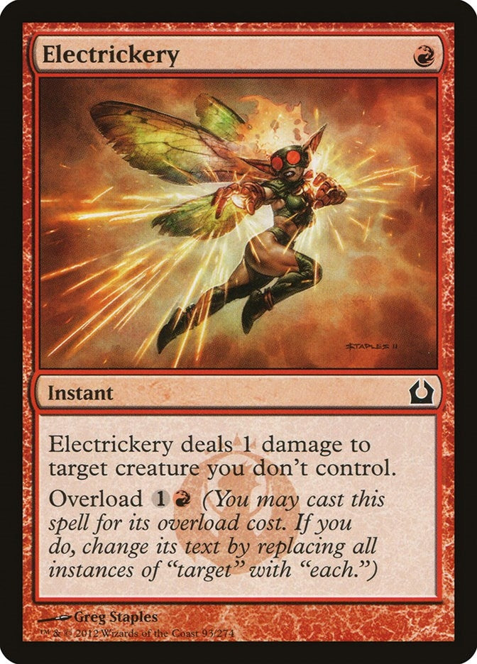 Image for Electrickery (Return to Ravnica) (93) - Magic: The Gathering