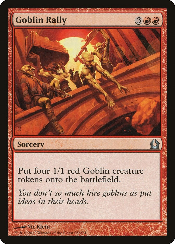 Image for Goblin Rally (Return to Ravnica) (95) - Magic: The Gathering