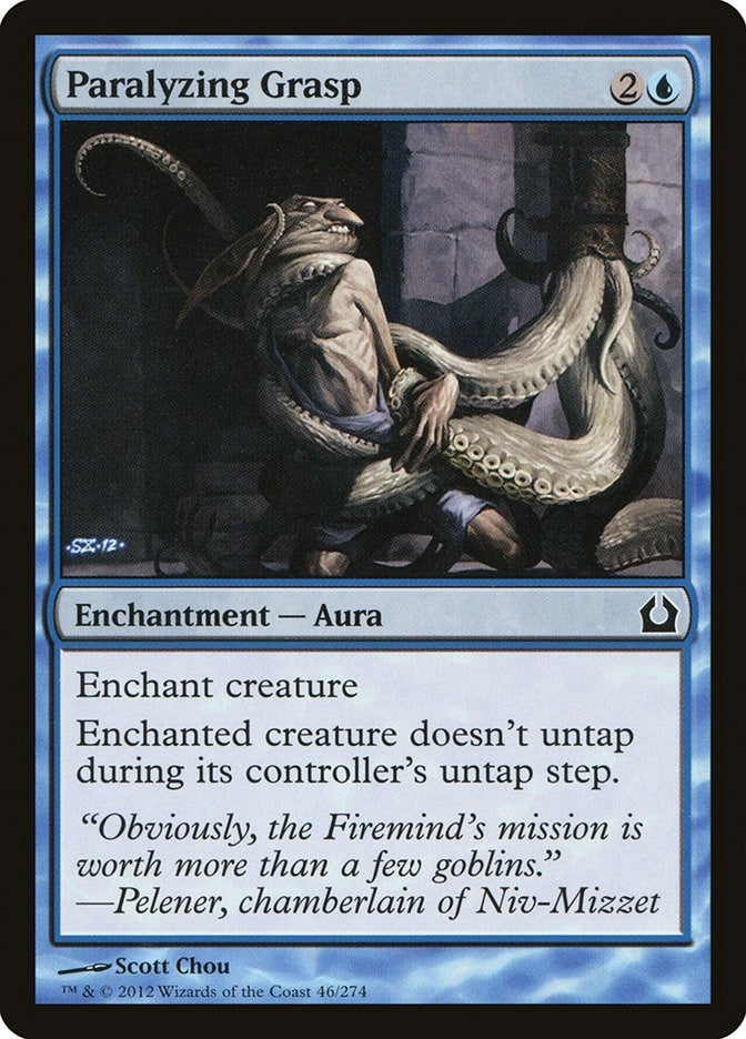 Image for Paralyzing Grasp (Return to Ravnica) (46) - Magic: The Gathering