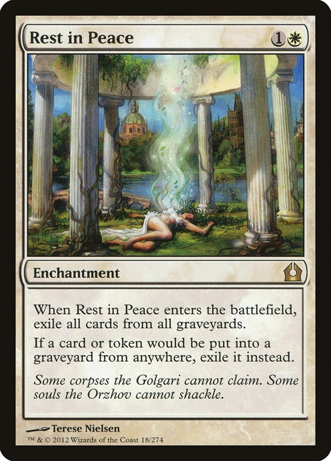 Image for Rest in Peace (Return to Ravnica) (18) - Magic: The Gathering