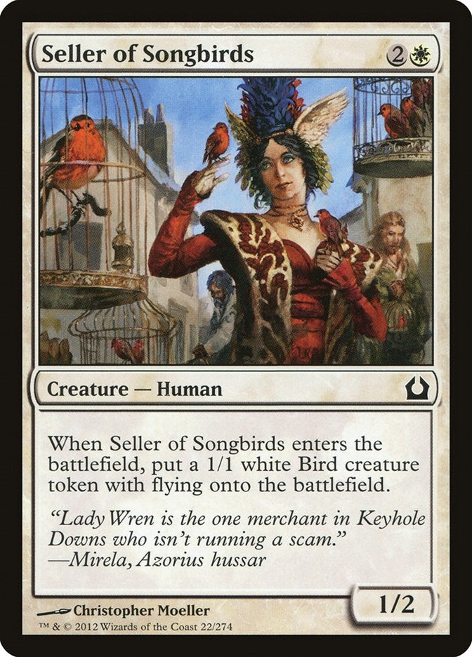 Image for Seller of Songbirds (Return to Ravnica) (22) - Magic: The Gathering