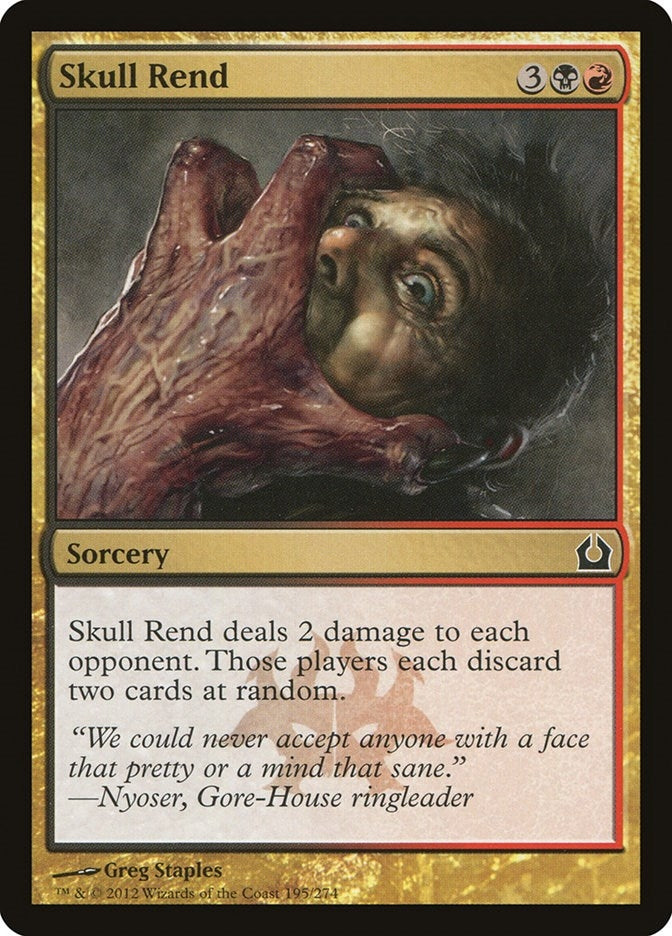 Image for Skull Rend (Return to Ravnica) (195) - Magic: The Gathering
