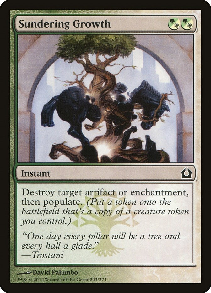 Image for Sundering Growth (Return to Ravnica) (223) - Magic: The Gathering