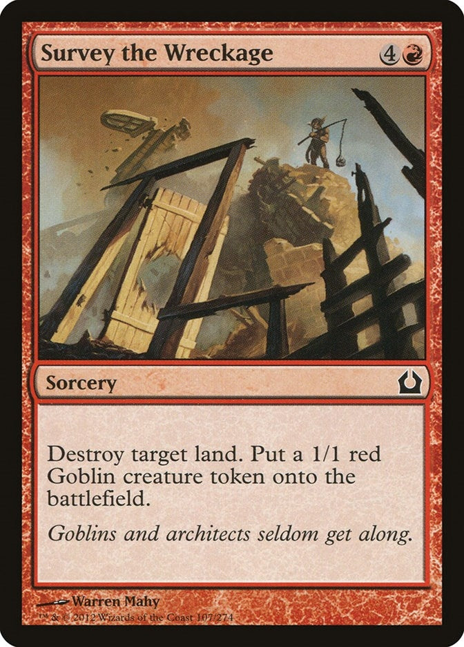 Image for Survey the Wreckage (Return to Ravnica) (107) - Magic: The Gathering