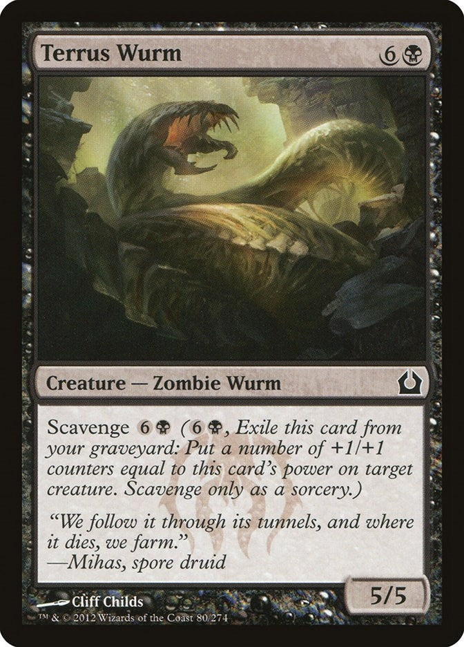 Image for Terrus Wurm (Return to Ravnica) (80) - Magic: The Gathering