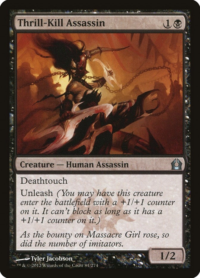 Image for Thrill-Kill Assassin (Return to Ravnica) (81) - Magic: The Gathering