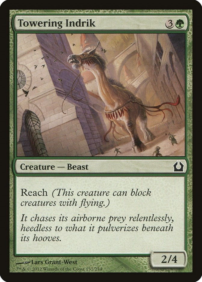 Image for Towering Indrik (Return to Ravnica) (137) - Magic: The Gathering