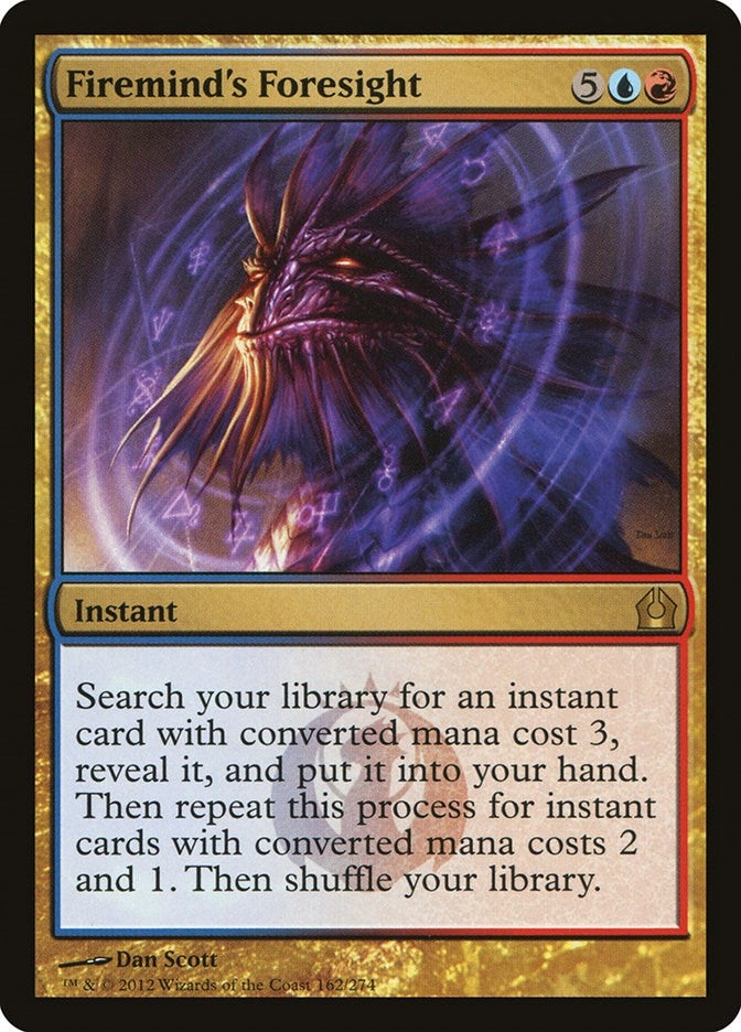 Image for Firemind's Foresight (Return to Ravnica) (162) - Magic: The Gathering