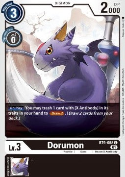 Dorumon (BT9-058) - X Record (Uncommon) [BT-09-058]