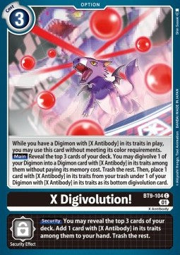 X-Digivolution! (BT9-104) - X Record (Common) [BT-09-104]