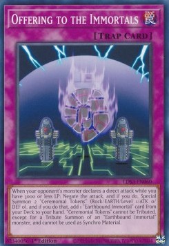 Offering to the Immortals - Legendary Duelists: Season 3 (Common) [LDS3-060]