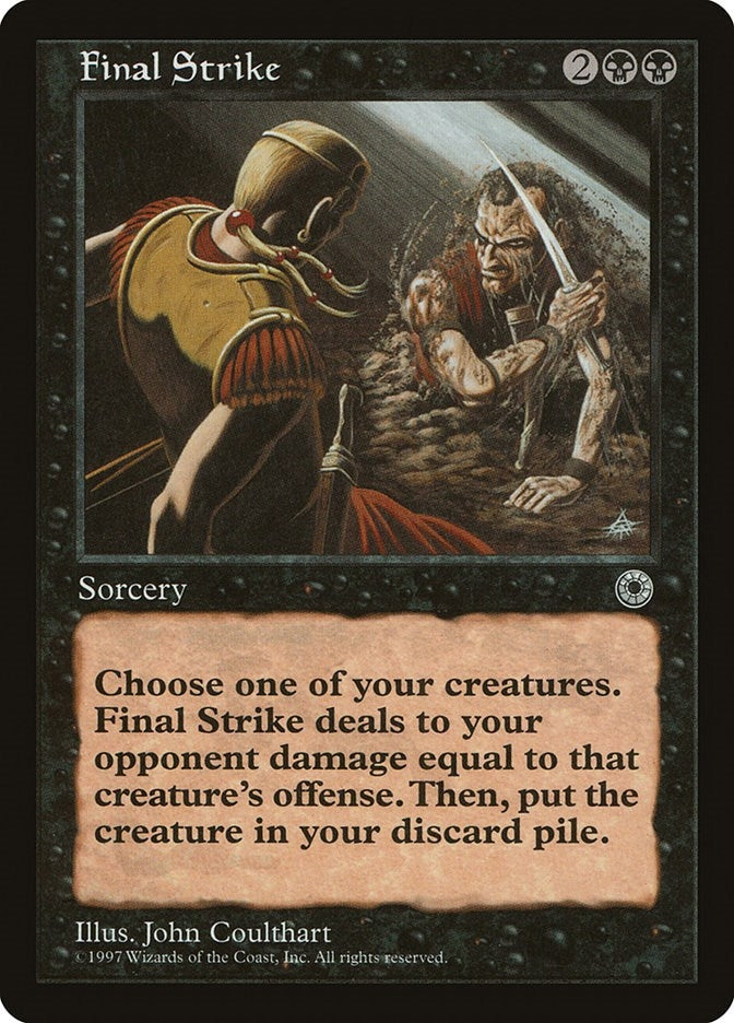 Image for Final Strike (Portal) - Magic: The Gathering