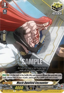 Much Awaited Encounter (V.2 - Rare) - Record of Ragnarok (Rare) [D-TB02-039] - Cardfight!! Vanguard Single