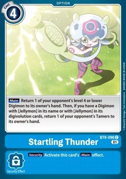 Startling Thunder (BT9-096) - X Record (Common) [BT-09-096]