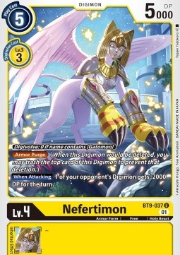 Nefertimon (BT9-037) - X Record (Uncommon) [BT-09-037]