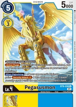 Pegasusmon (BT9-038) - X Record (Uncommon) [BT-09-038]