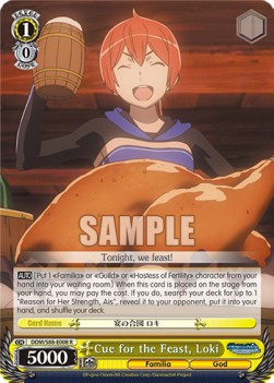 Cue for the Feast, Loki - Is It Wrong to Try to Pick Up Girls in a Dungeon? (Rare) [DDM/S88-008]