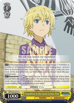 Expedition to the Lower Levels, Finn - Is It Wrong to Try to Pick Up Girls in a Dungeon? (Uncommon) [DDM/S88-010]