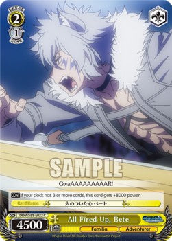 All Fired Up, Bete - Is It Wrong to Try to Pick Up Girls in a Dungeon? (Common) [DDM/S88-022]