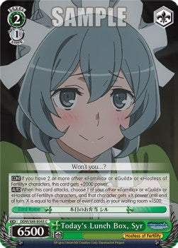 Today's Lunch Box, Syr - Is It Wrong to Try to Pick Up Girls in a Dungeon? (Common) [DDM/S88-043]