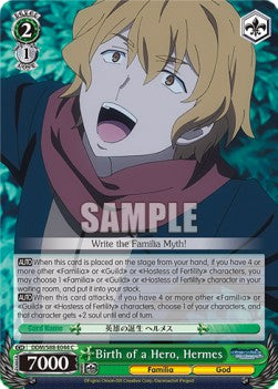 Birth of a Hero, Hermes - Is It Wrong to Try to Pick Up Girls in a Dungeon? (Common) [DDM/S88-044]