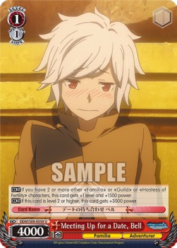 Meeting Up for a Date, Bell - Is It Wrong to Try to Pick Up Girls in a Dungeon? (Uncommon) [DDM/S88-058]