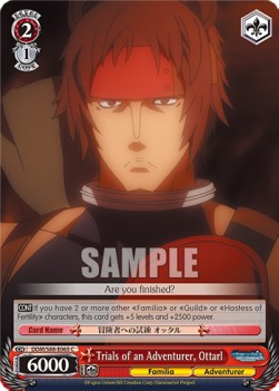 Trials of an Adventurer, Ottarl - Is It Wrong to Try to Pick Up Girls in a Dungeon? (Common) [DDM/S88-065]