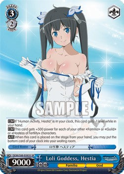 Loli Goddess, Hestia (V.2 - Super Rare) - Is It Wrong to Try to Pick Up Girls in a Dungeon? (Super Rare) [DDM/S88-083]