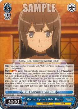 Meeting Up for a Date, Hestia - Is It Wrong to Try to Pick Up Girls in a Dungeon? (Uncommon) [DDM/S88-088]