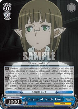 Pursuit of Truth, Eina - Is It Wrong to Try to Pick Up Girls in a Dungeon? (Common) [DDM/S88-090]
