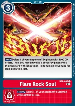 Flare Rock Soul (BT9-093) - X Record (Common) [BT-09-093]