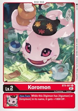Koromon (BT9-001) - X Record (Uncommon) [BT-09-001]