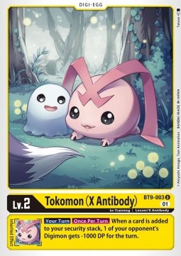 Tokomon (X Antibody) (BT9-003) - X Record (Uncommon) [BT-09-003]
