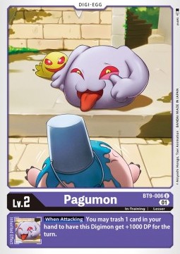 Pagumon (BT9-006) - X Record (Uncommon) [BT-09-006]