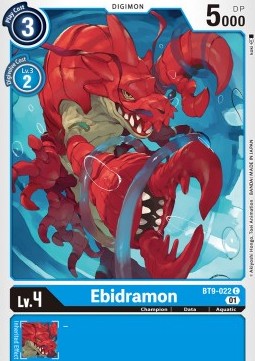 Ebidramon (BT9-022) - X Record (Common) [BT-09-022]
