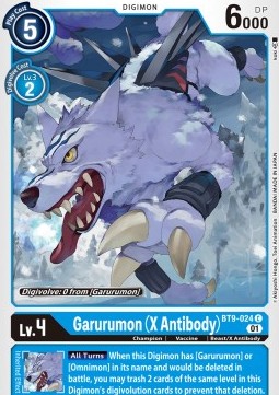 Garurumon (X Antibody) (BT9-024) - X Record (Common) [BT-09-024]